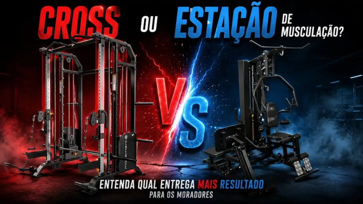 Duelo de gigantes, quel é melhor para seu condomínio? A estação de musculação ou o Cross